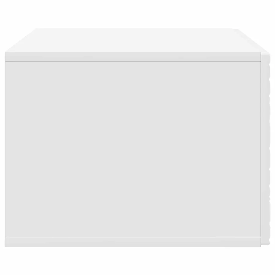 Meuble TV mural 59,5 x 41 x 30 cm Blanc brillant - 6