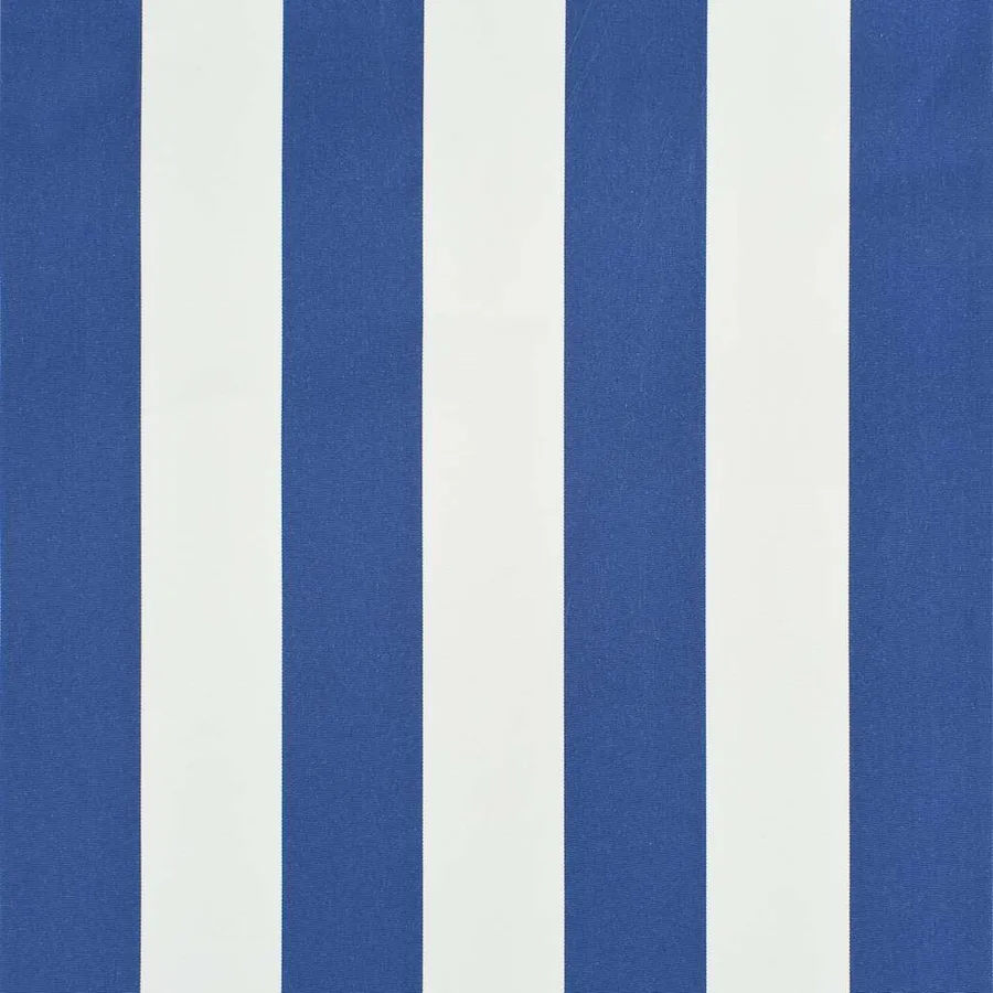 Auvent rétractable 150x150 cm Bleu et blanc - 7