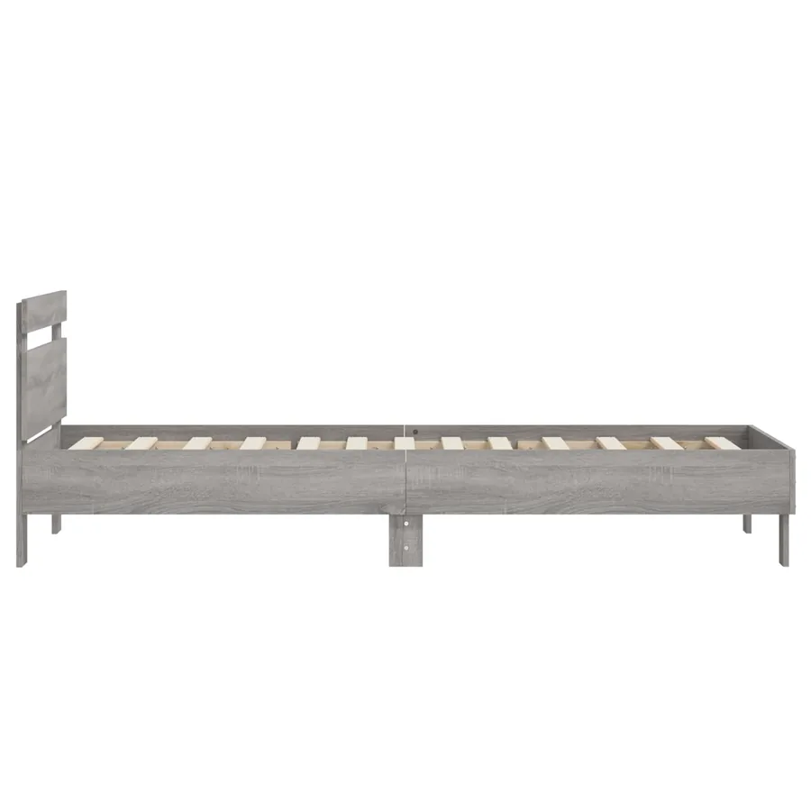 Cadre de lit avec tête de lit Sonoma gris 80 x 200 cm - 5