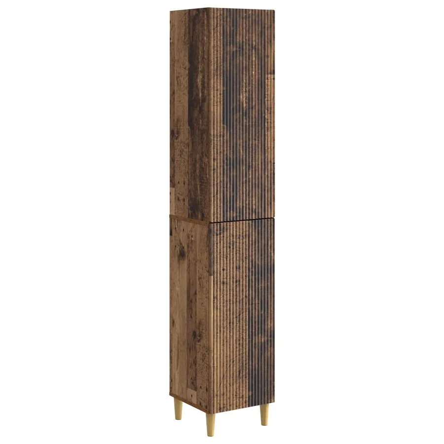 Ensemble de Meubles 2 pcs Bois ancien 33 x 34,5 x 90 cm - 2