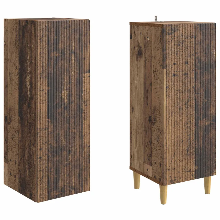 Ensemble de Meubles 2 pcs Bois ancien 33 x 34,5 x 90 cm - 4
