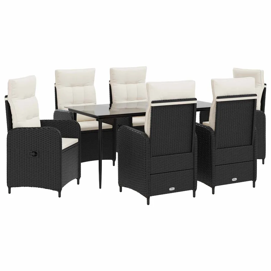 Ensemble de Tables Basses avec coussin avec oreiller 7 pcs - 2