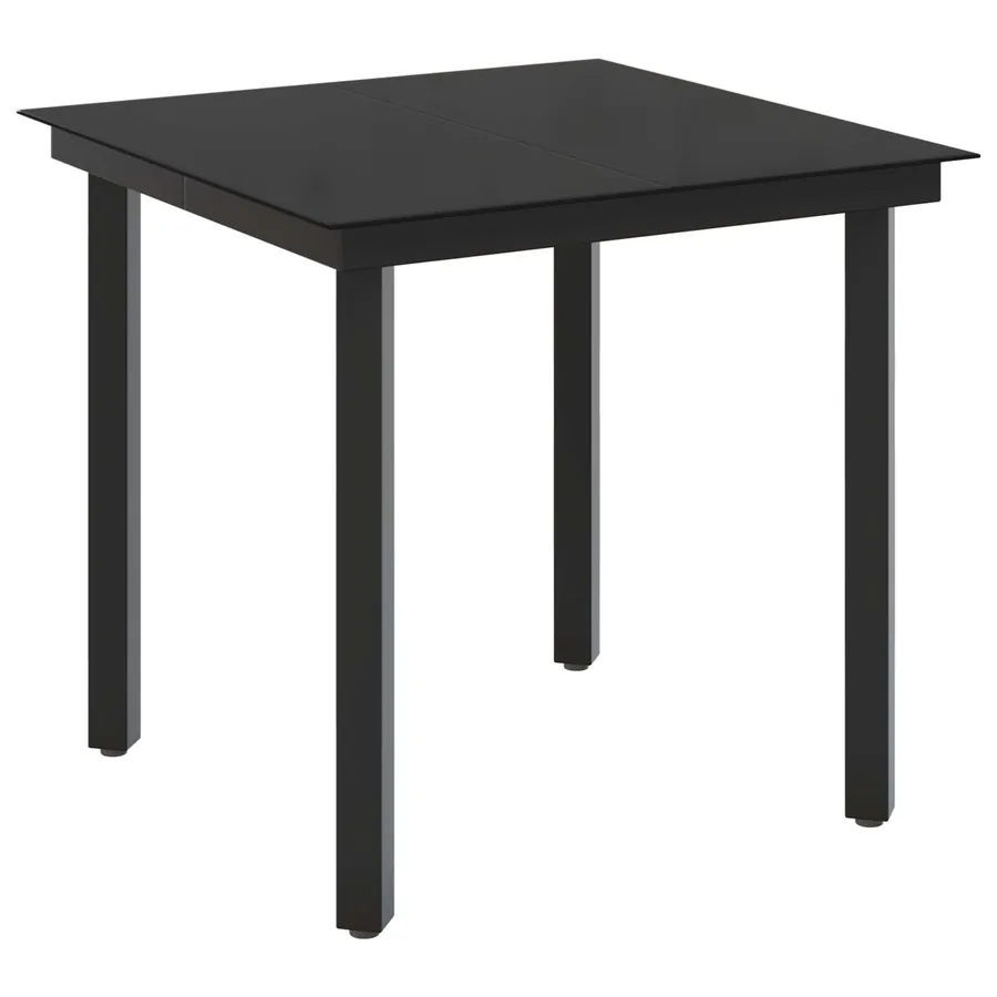 Ensemble de Tables Basses 5 pcs Noir et blanc crème - 5
