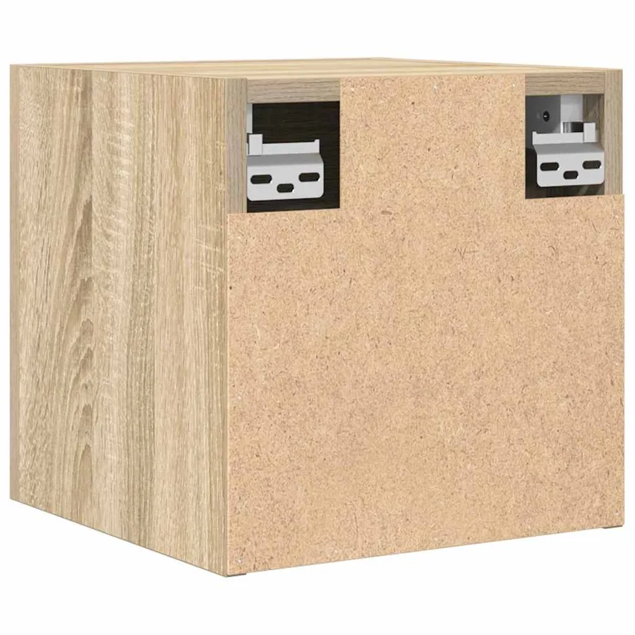 Meuble TV mural Chêne sonoma 30,5x30x30 cm - 6