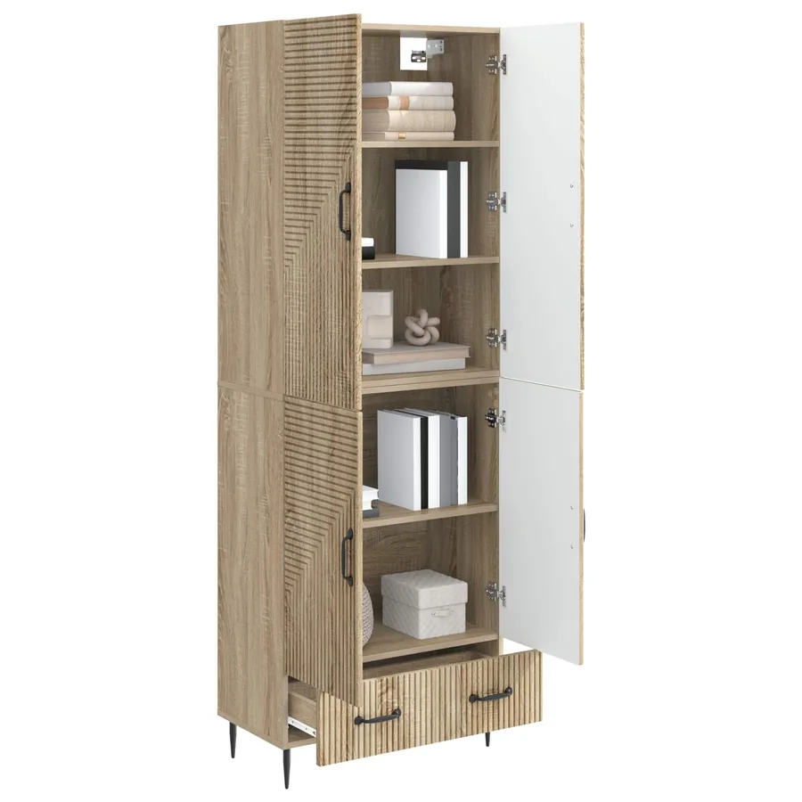 Ensemble de Meubles 2 pcs 66 x 34,5 x 95 cm Bois d'ingénierie - 3