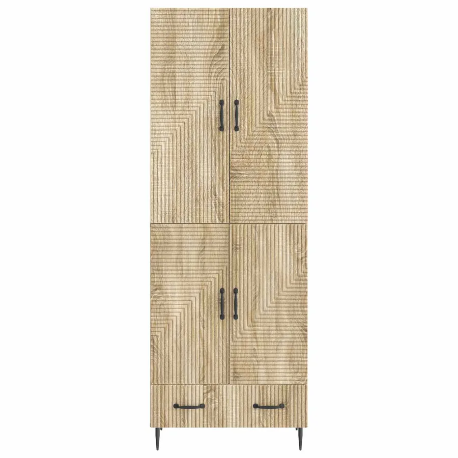 Ensemble de Meubles 2 pcs 66 x 34,5 x 95 cm Bois d'ingénierie - 5