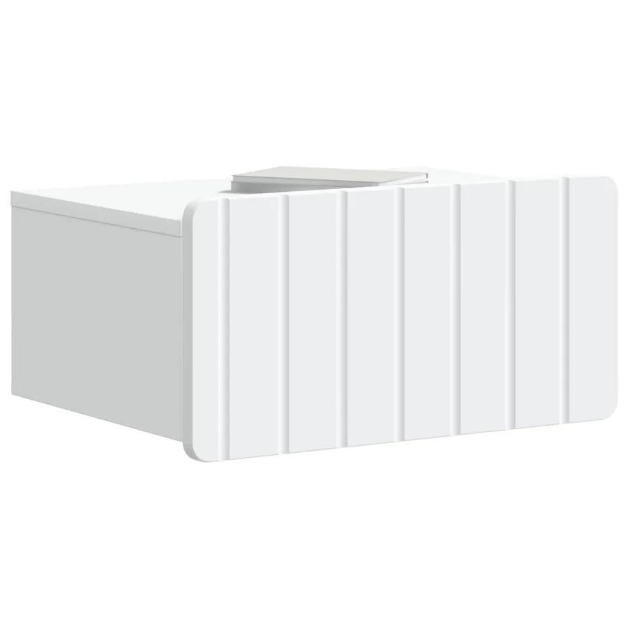 Cabinet de chevet mural 2 pcs Blanc 49 x 34,5 x 24 cm - 3