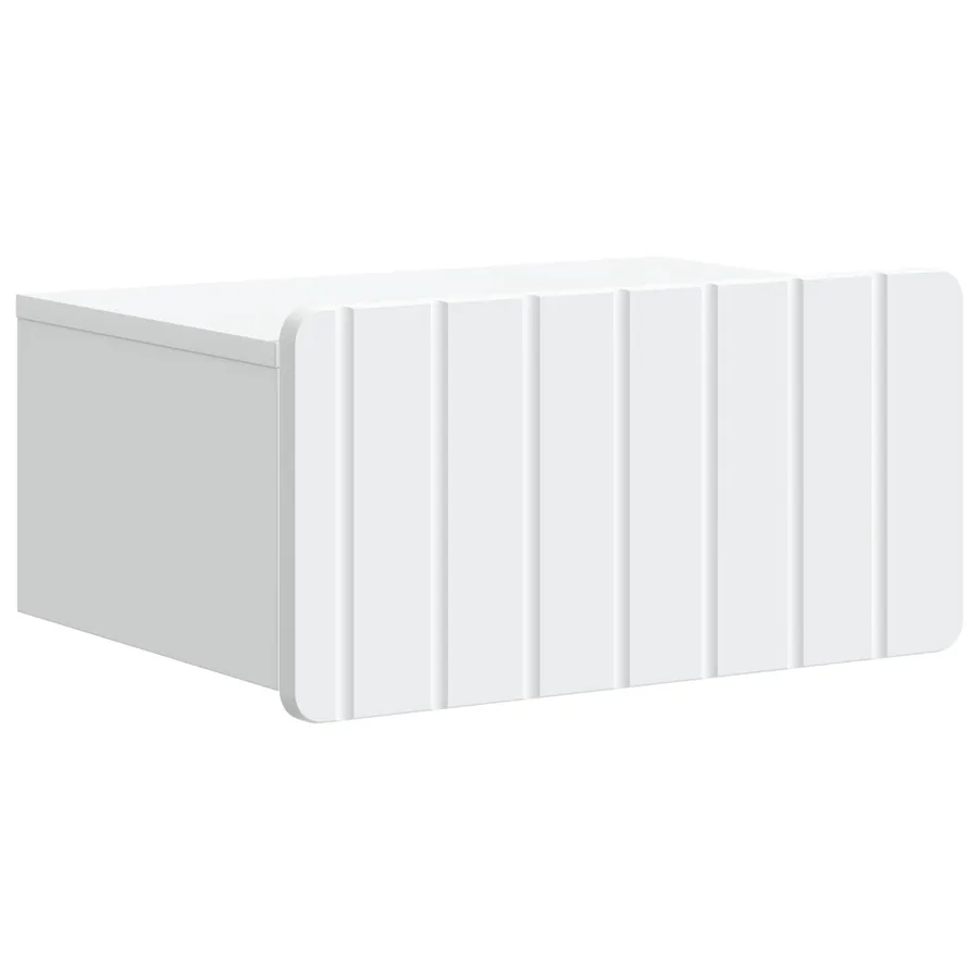 Cabinet de chevet mural 2 pcs Blanc 49 x 34,5 x 24 cm - 5