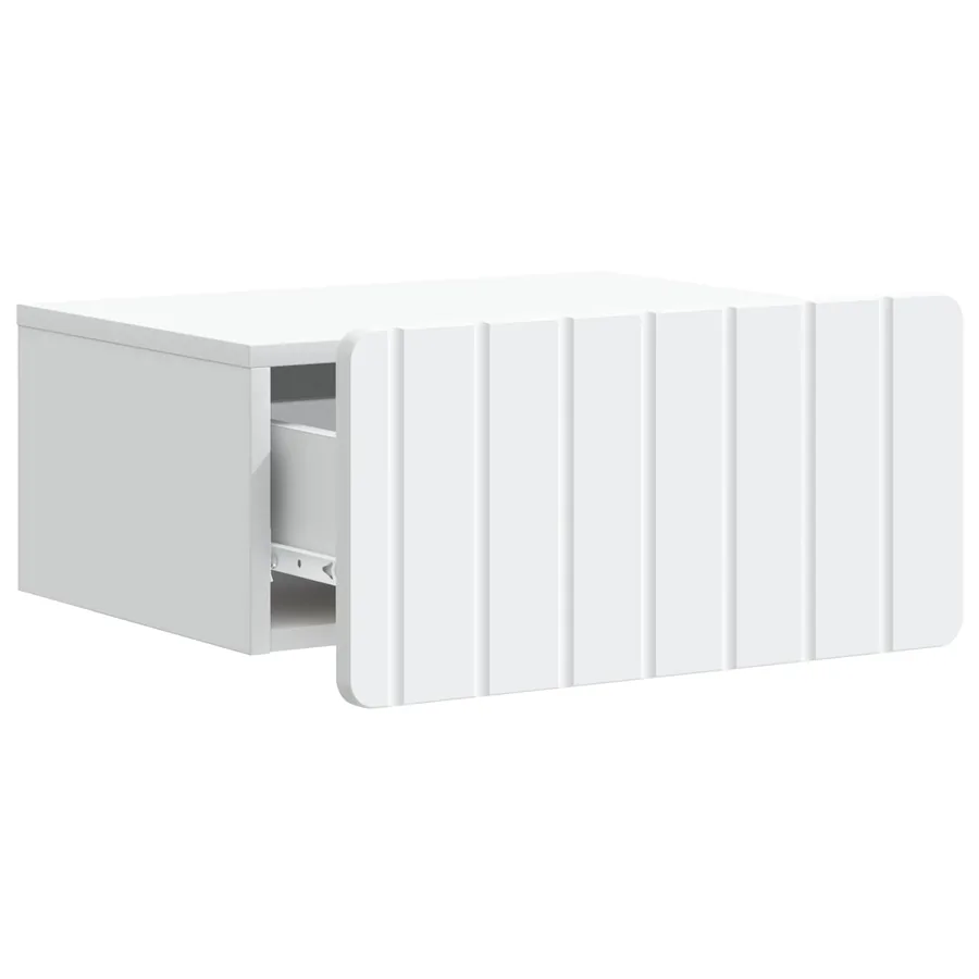 Cabinet de chevet mural 2 pcs Blanc 49 x 34,5 x 24 cm - 6