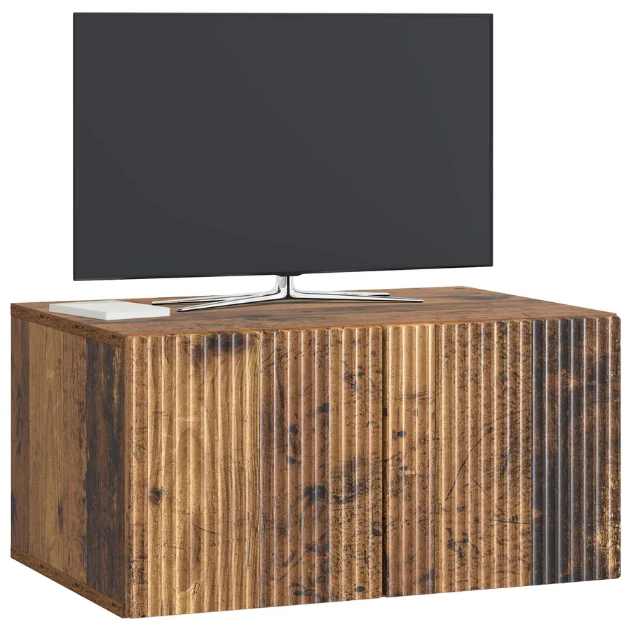 Meuble TV mural Bois ancien 59,5 x 41 x 30 cm Bois d'ingénierie - 3