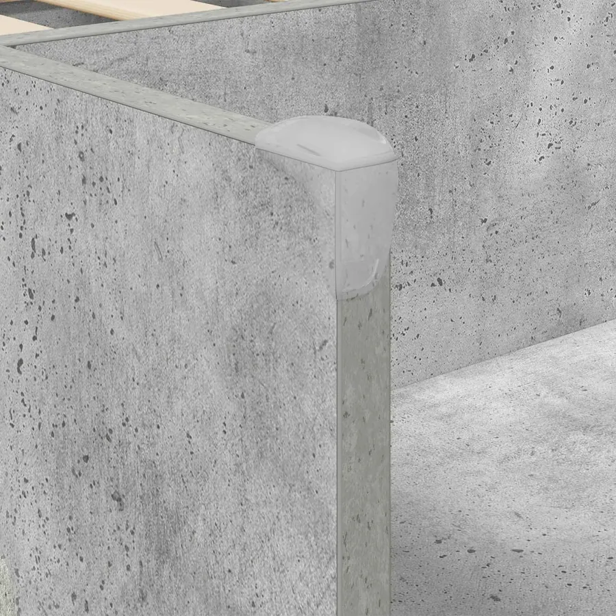 Lit haut pour enfants avec bureau Gris béton 98,5 x 200 cm - 7