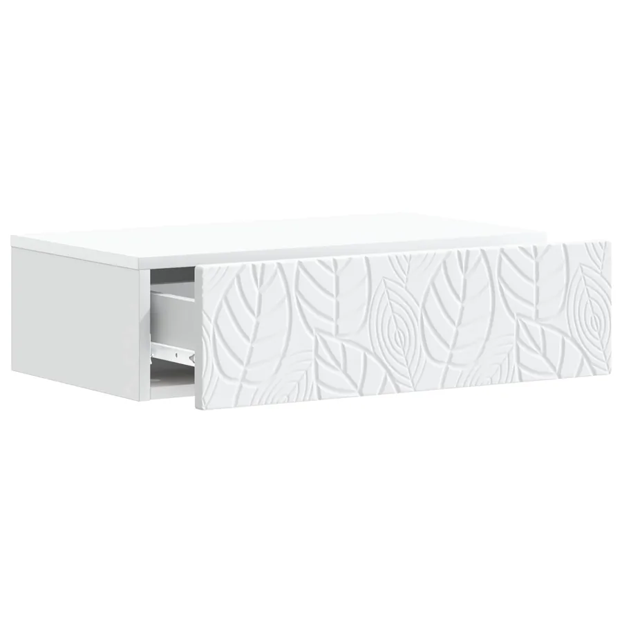 Table d'appoint murale Blanc 87,5 x 34,5 x 17 cm - 3