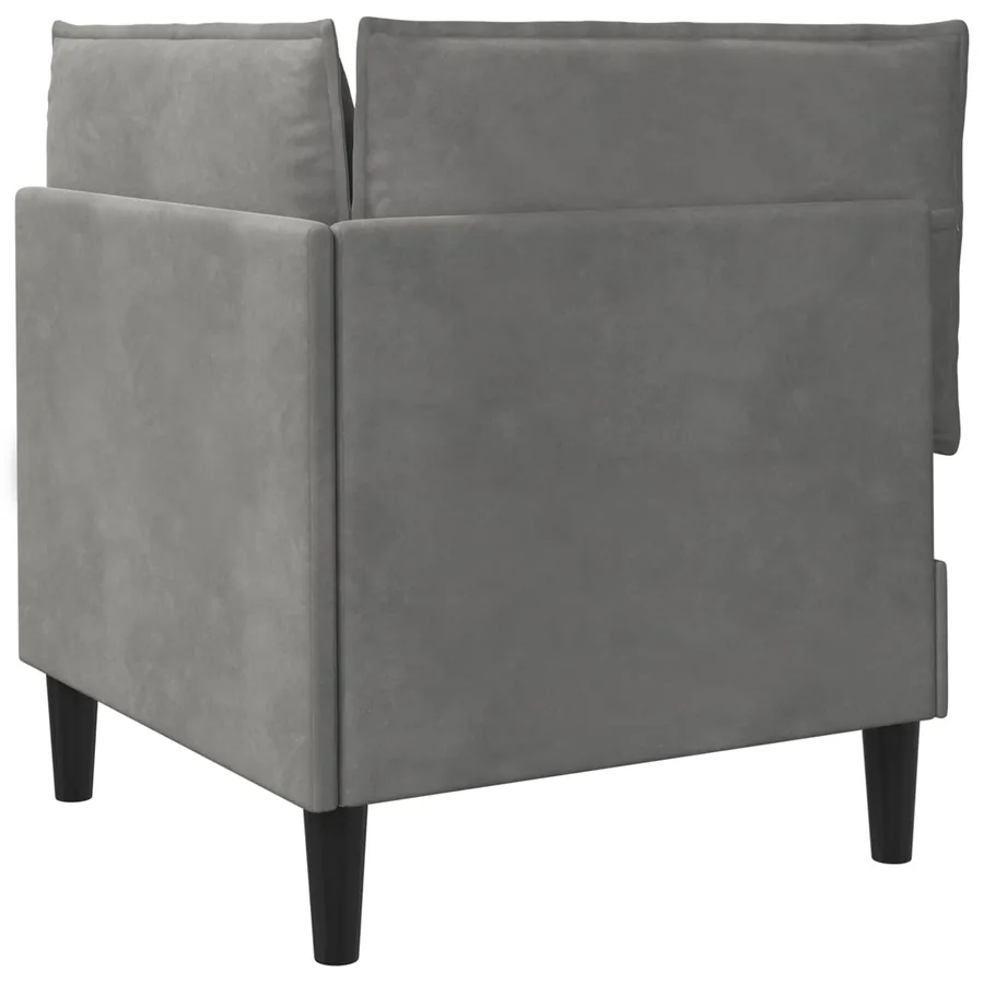 Sofa avec rangement Gris clair Velours - 7