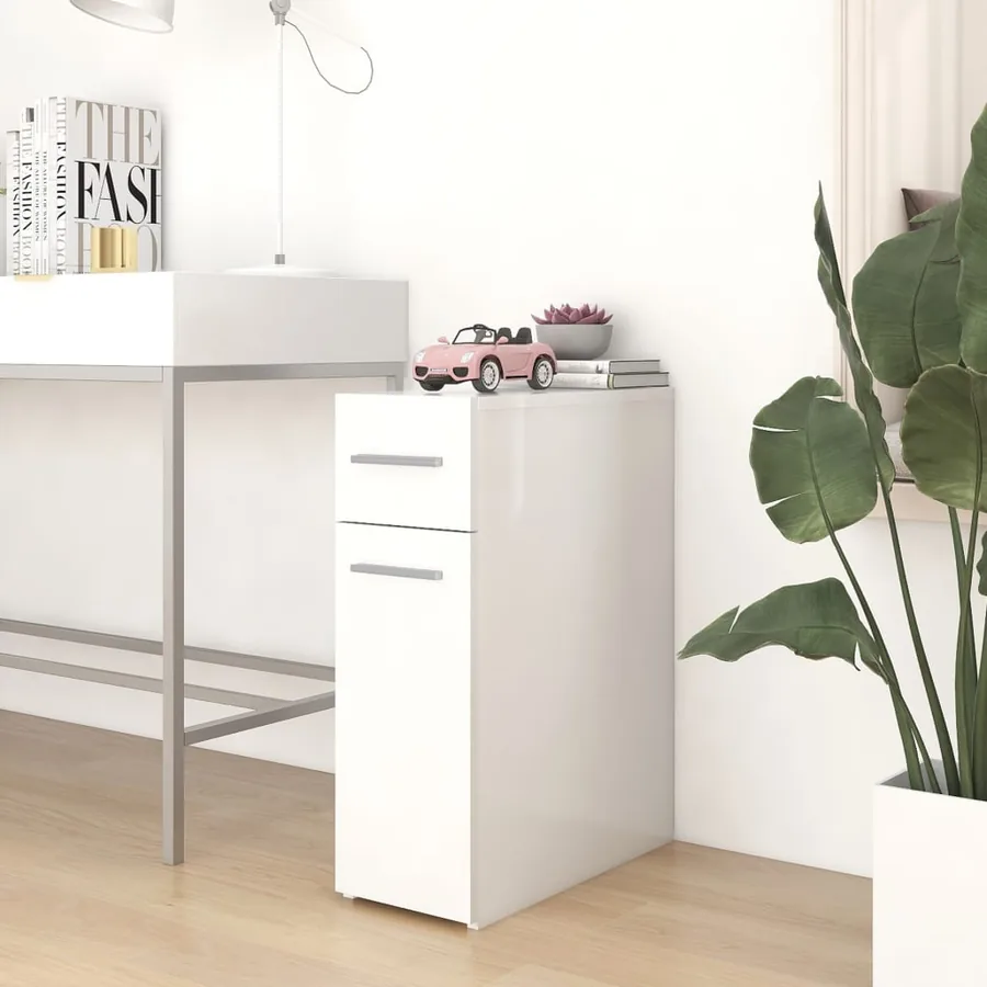 Armoire d'apothicaire Blanc 20x45,5x60 cm Bois d’ingénierie