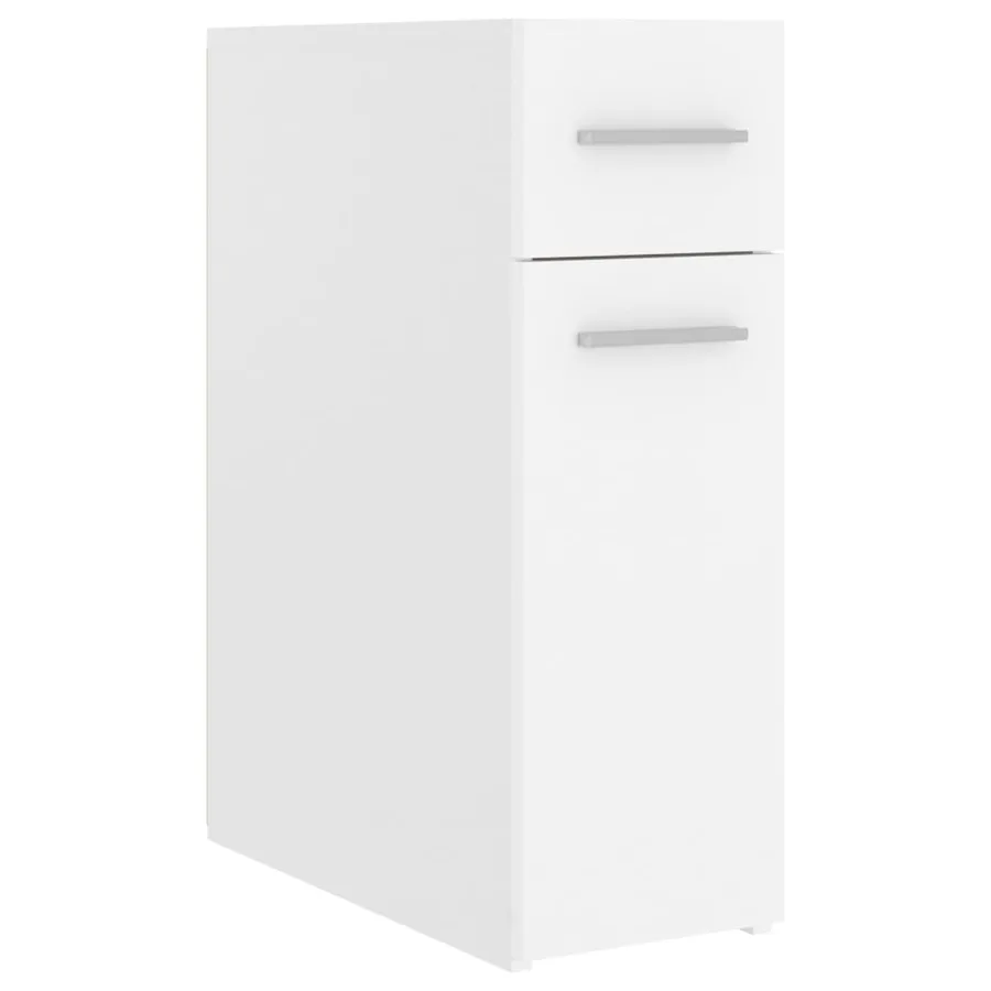 Armoire d'apothicaire Blanc 20x45,5x60 cm Bois d’ingénierie - 2