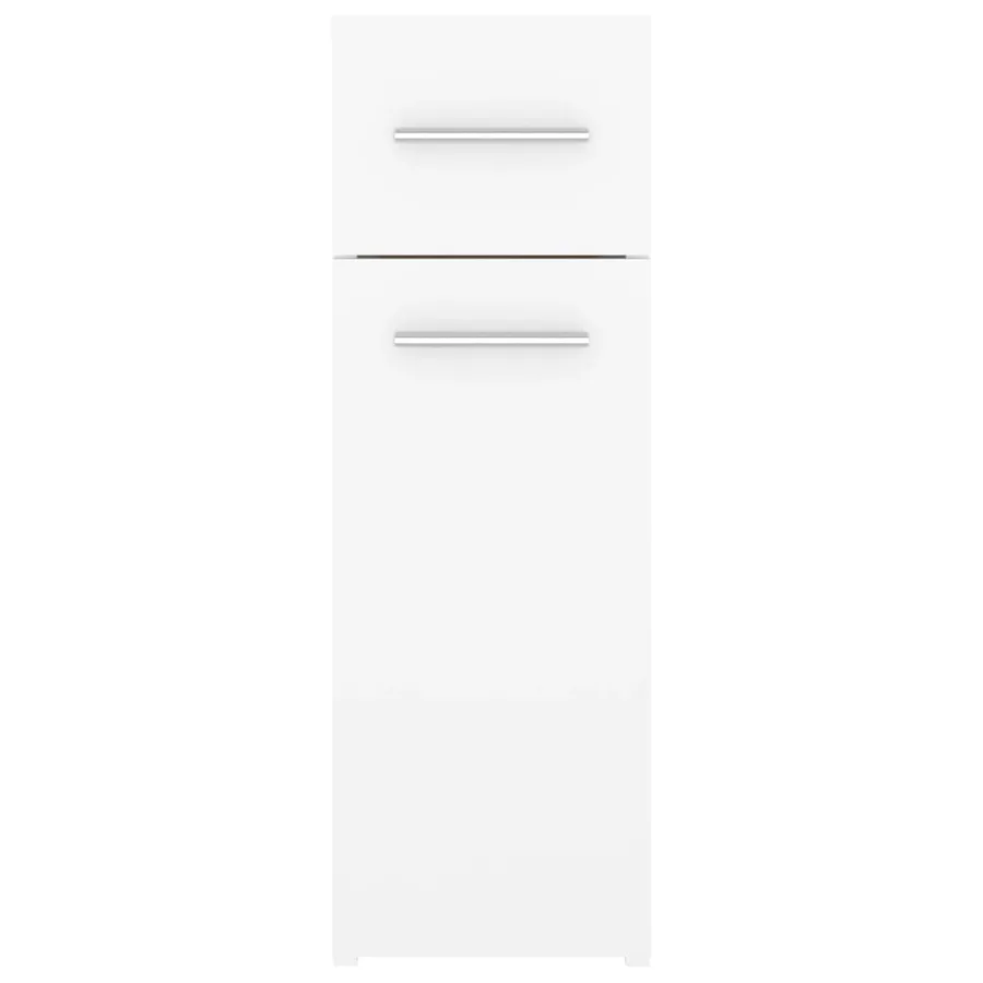 Armoire d'apothicaire Blanc 20x45,5x60 cm Bois d’ingénierie - 5