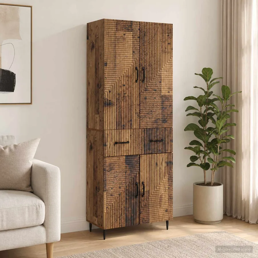 Ensemble de Meubles 2 pcs Bois ancien 66 x 34,5 x 89,5 cm