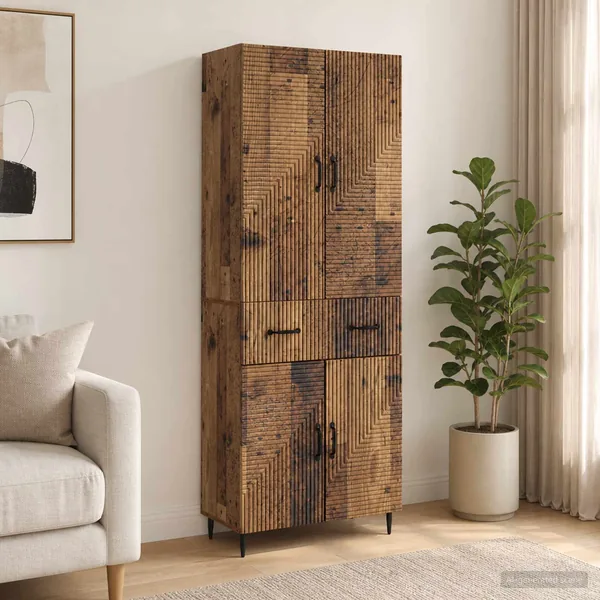 Ensemble de Meubles 2 pcs Bois ancien 66 x 34,5 x 89,5 cm