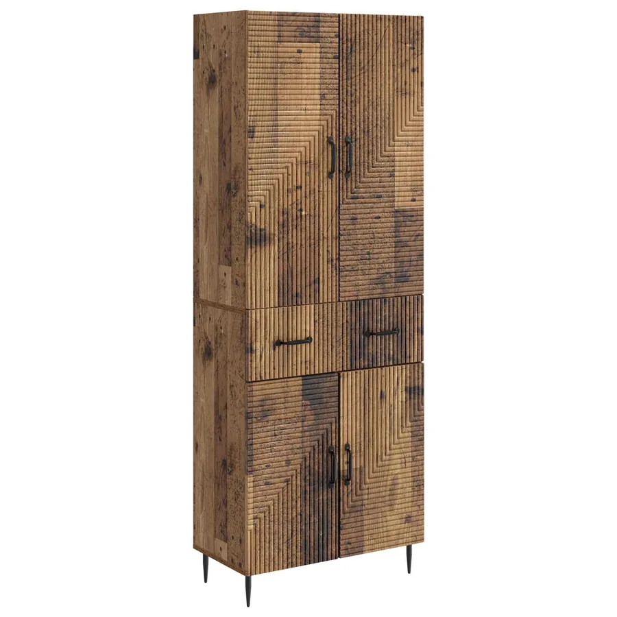 Ensemble de Meubles 2 pcs Bois ancien 66 x 34,5 x 89,5 cm - 2