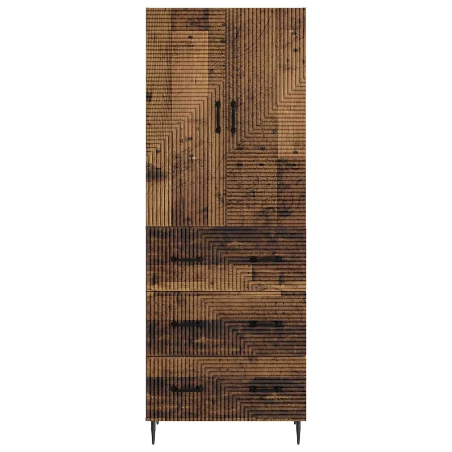 Ensemble de Meubles 2 pcs Bois ancien 66 x 34,5 x 90 cm - 5