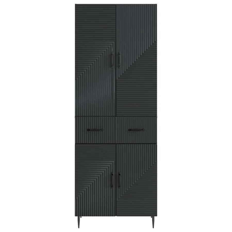 Ensemble de Meubles 2 pcs Noir 66 x 34,5 x 89,5 cm - 5