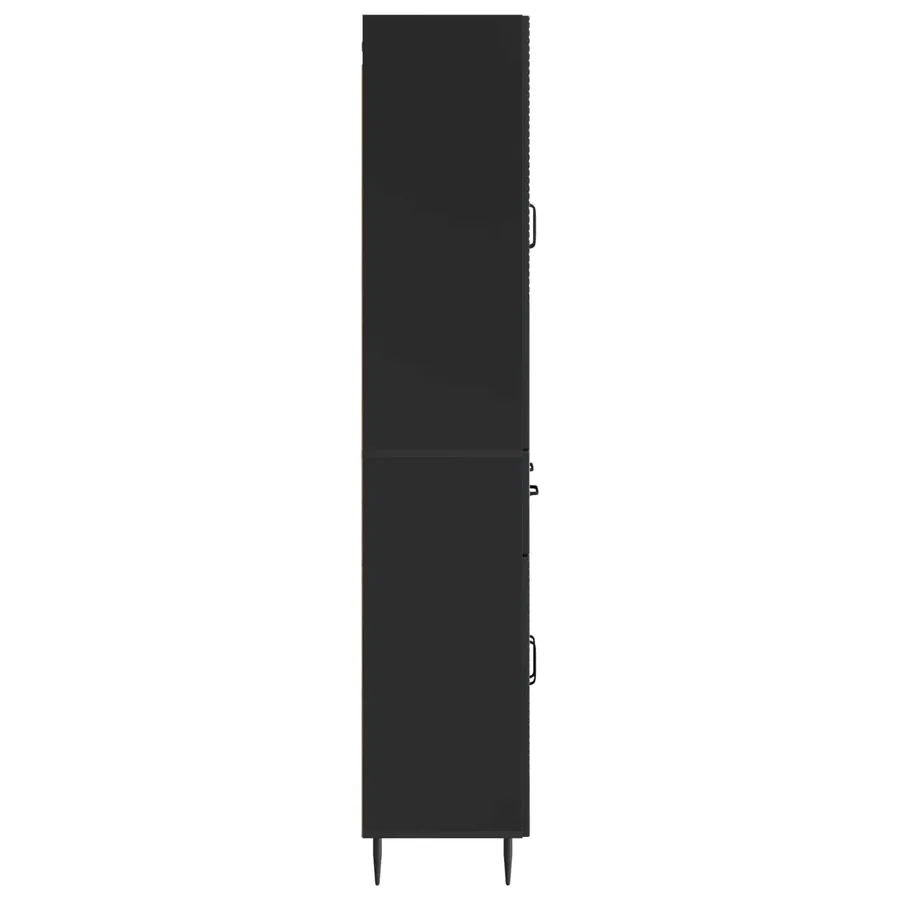 Ensemble de Meubles 2 pcs Noir 66 x 34,5 x 89,5 cm - 6