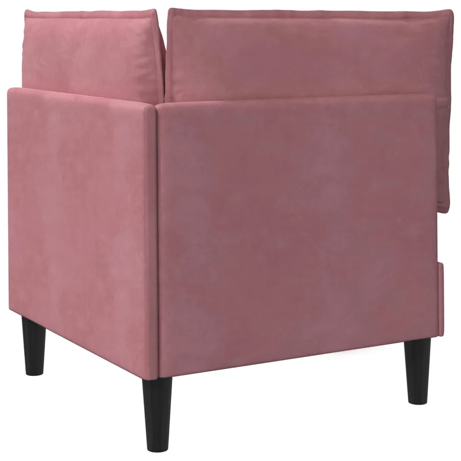 Sofa avec rangement Rose Velours - 7