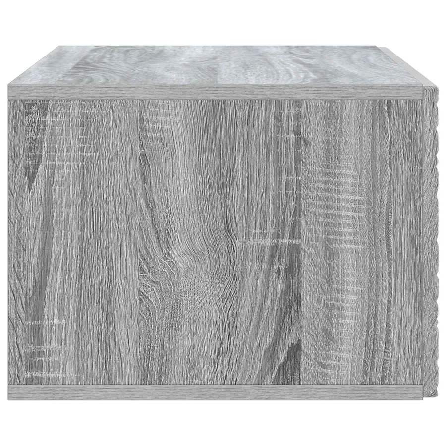 Meuble TV mural 78,5 x 41 x 30 cm Sonoma gris Bois d'ingénierie - 6