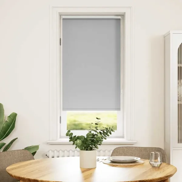 Store enrouleur occultant 64,4 x 120 cm, largeur du tissu 60 cm, gris