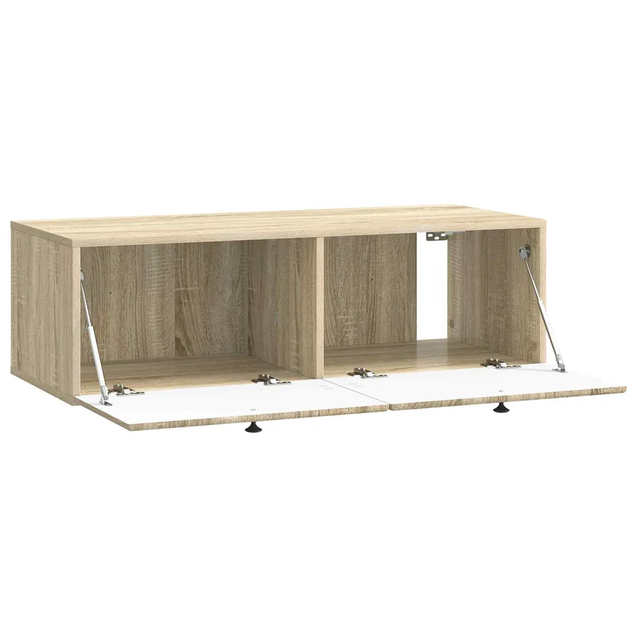 Meuble TV mural 98 x 41 x 30 cm Chêne Sonoma Bois d'ingénierie - 5