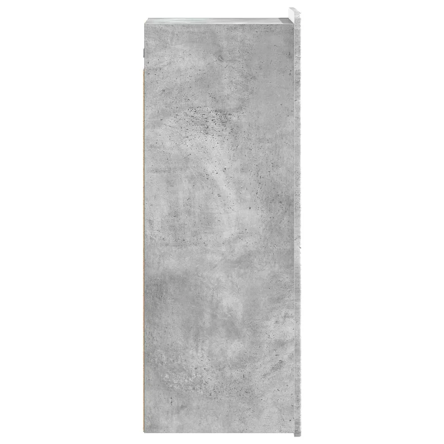 Armoire Murale Gris béton 33 x 34,5 x 94 cm Bois d'ingénierie - 5
