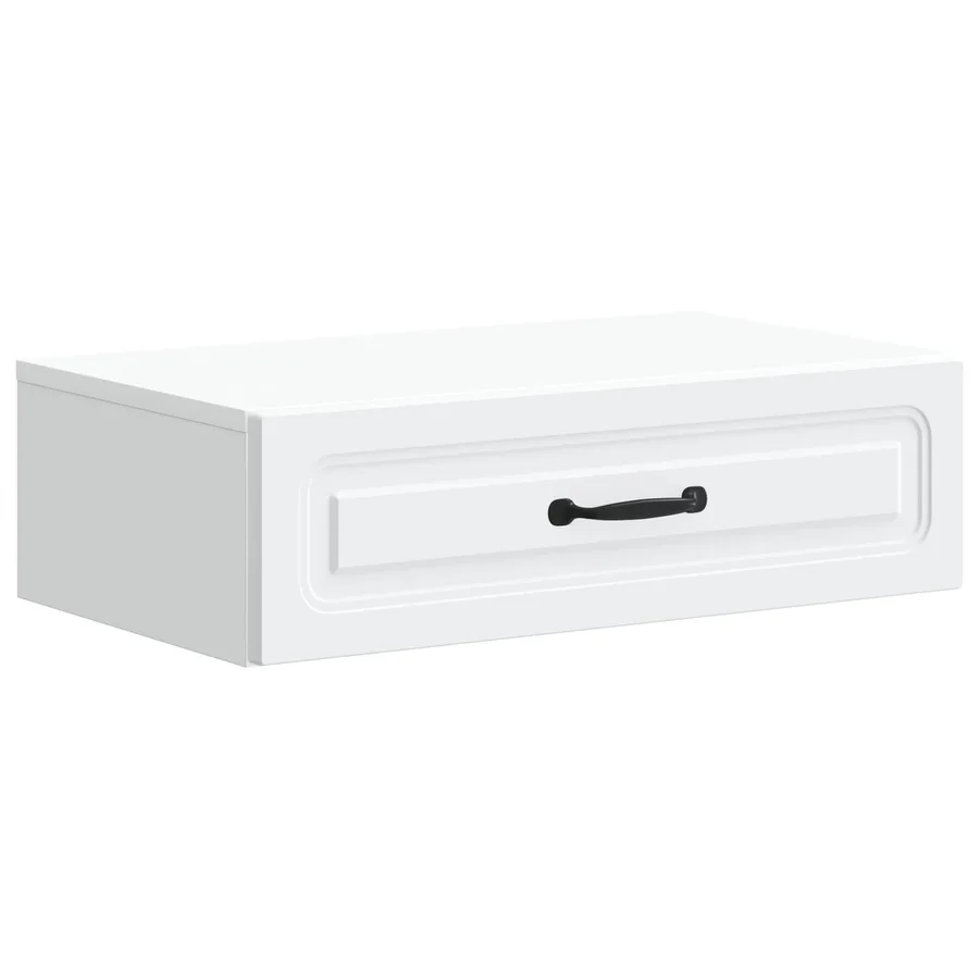 Table d'appoint murale Blanc 59 x 34,5 x 17 cm - 2