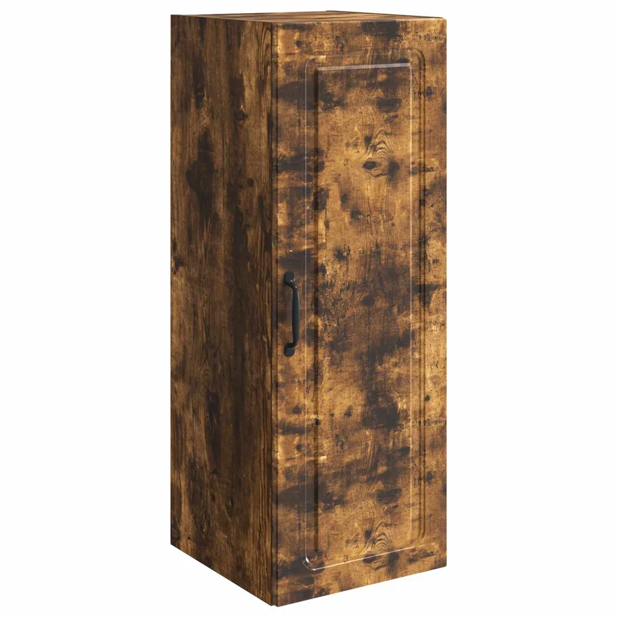Armoire Murale Chêne fumé 33 x 34,5 x 90 cm Bois d'ingénierie - 2