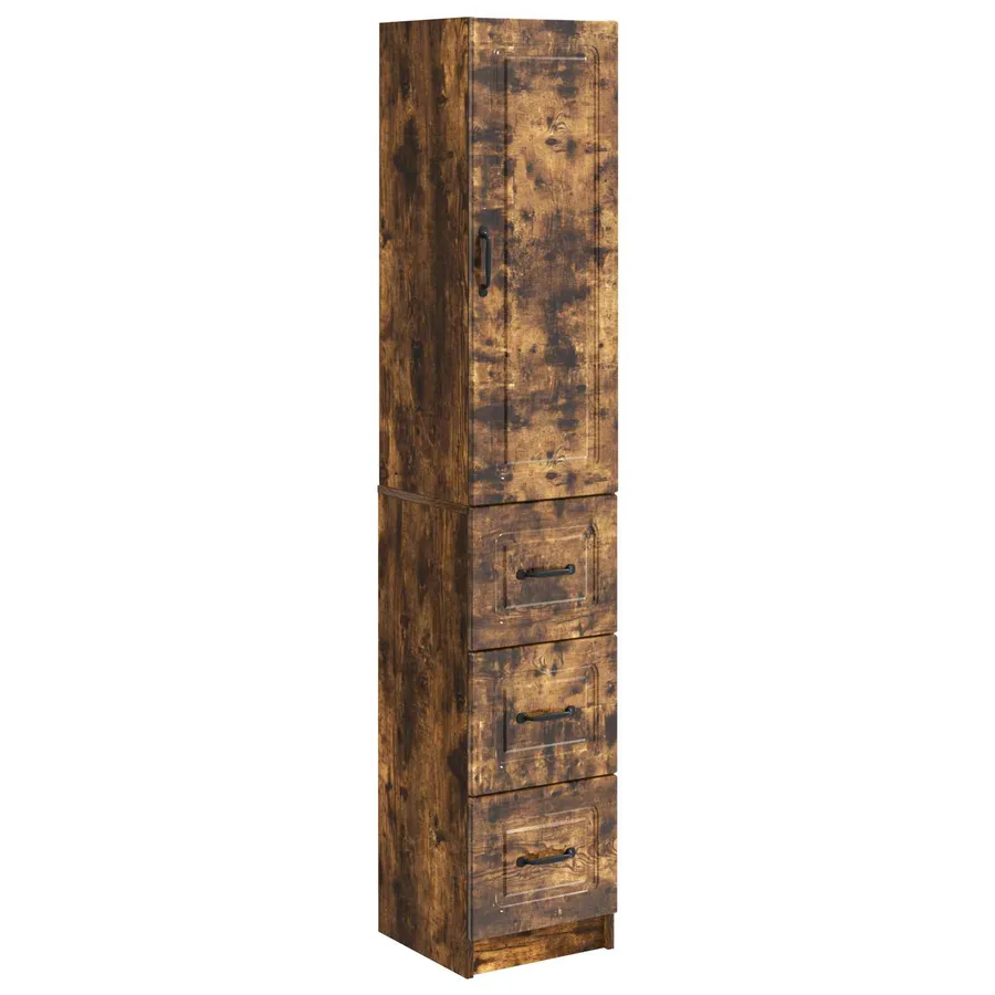 Ensemble de Meubles 2 pcs Chêne fumé 33 x 34,5 x 87 cm - 2