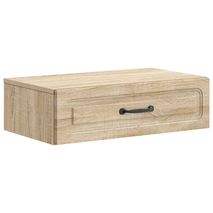 Table d'appoint murale Chêne Sonoma 59 x 34,5 x 17 cm - 2