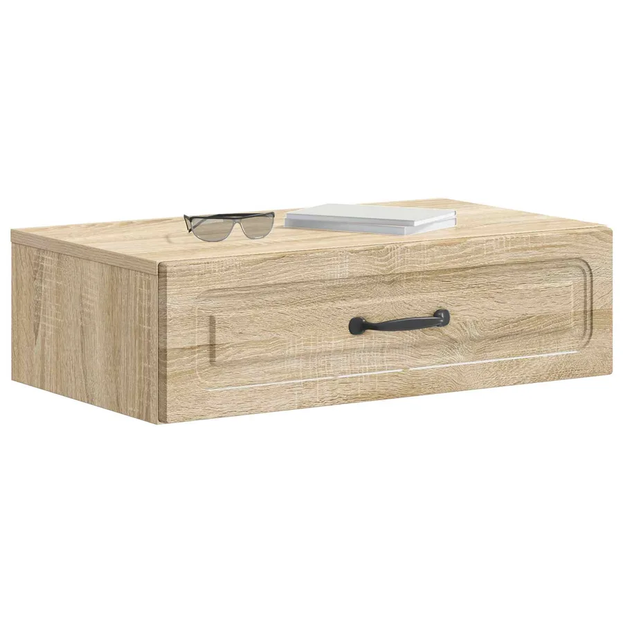 Table d'appoint murale Chêne Sonoma 59 x 34,5 x 17 cm - 3