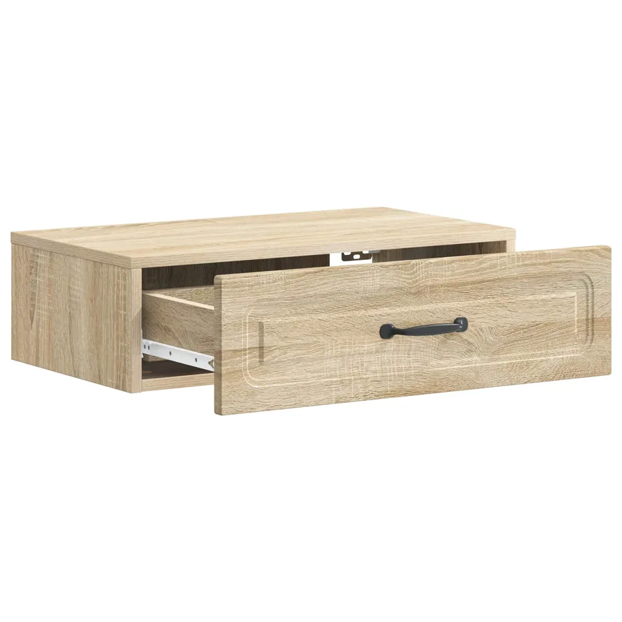Table d'appoint murale Chêne Sonoma 59 x 34,5 x 17 cm - 4