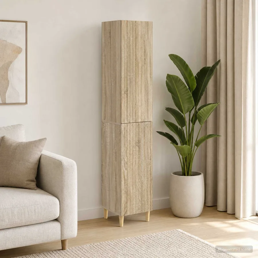 Ensemble de Meubles 2 pcs 33 x 34,5 x 90 cm Bois d'ingénierie