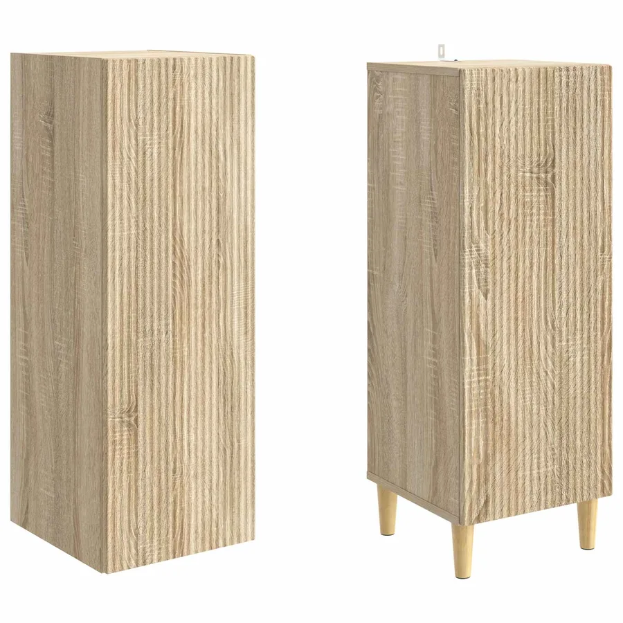 Ensemble de Meubles 2 pcs 33 x 34,5 x 90 cm Bois d'ingénierie - 4