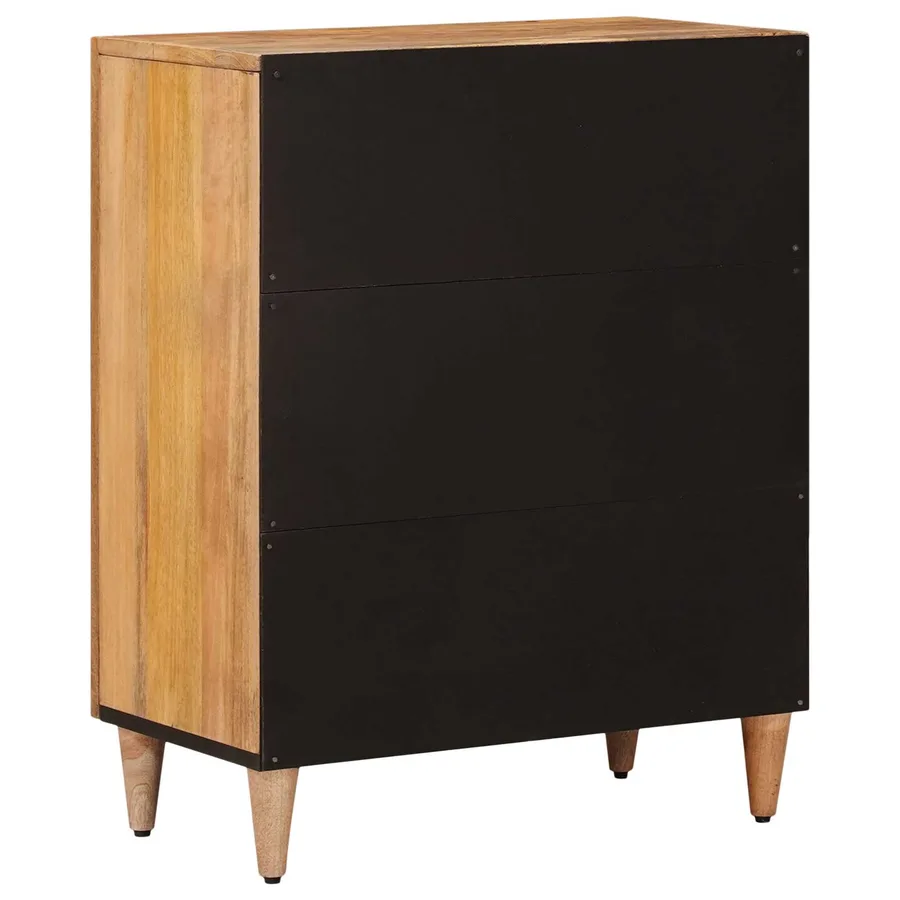 Buffet Naturel 60 x 33 x 75 cm Bois de mangue massif - 5