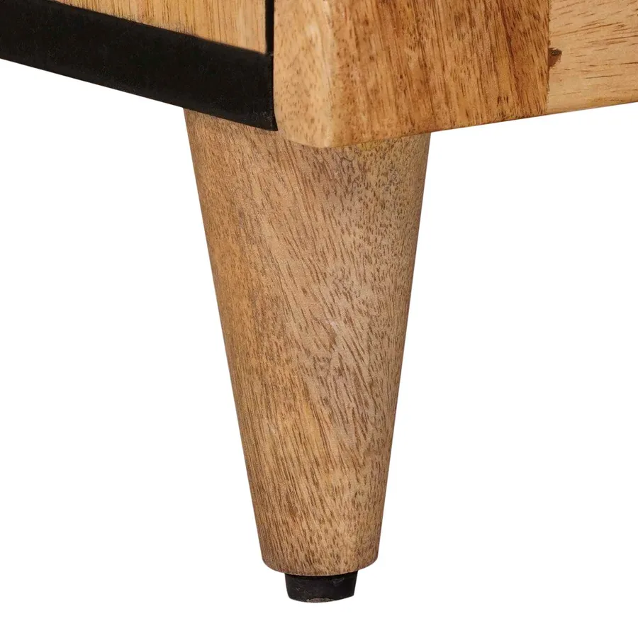 Buffet Naturel 60 x 33 x 75 cm Bois de mangue massif - 8