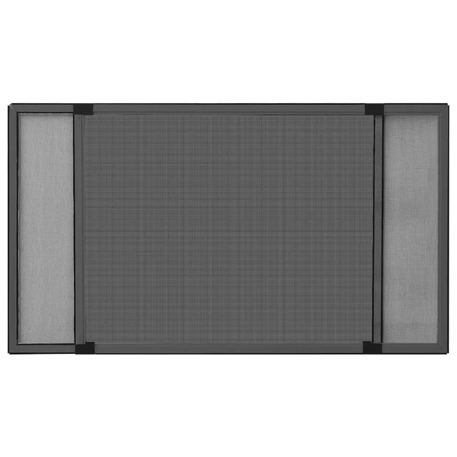 Moustiquaire extensible pour fenêtres Anthracite (75-143)x50 cm - 2