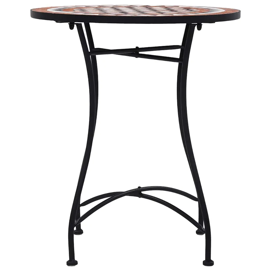 Ensemble de bistro 3 pcs mosaïque Carreau céramique Terre cuite - 8