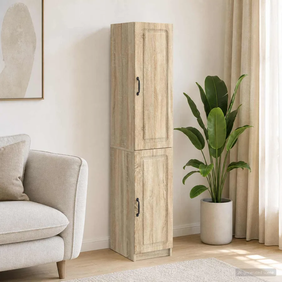 Ensemble de Meubles 2 pcs Chêne Sonoma Bois d'ingénierie