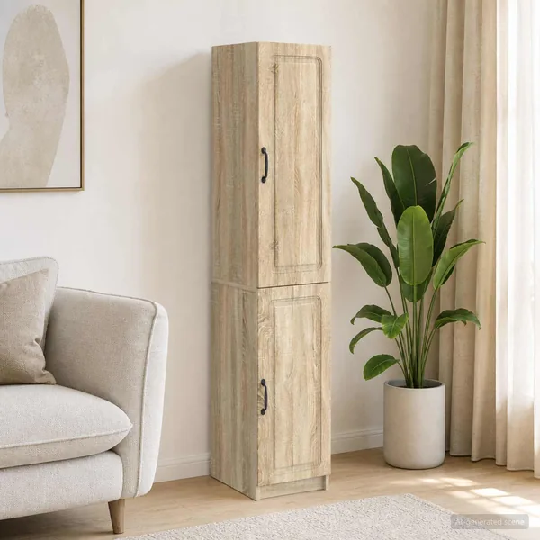 Ensemble de Meubles 2 pcs Chêne Sonoma Bois d'ingénierie