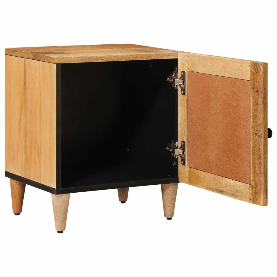 Cabinet de chevet 2 pcs Naturel 40 x 33 x 46 cm - 2