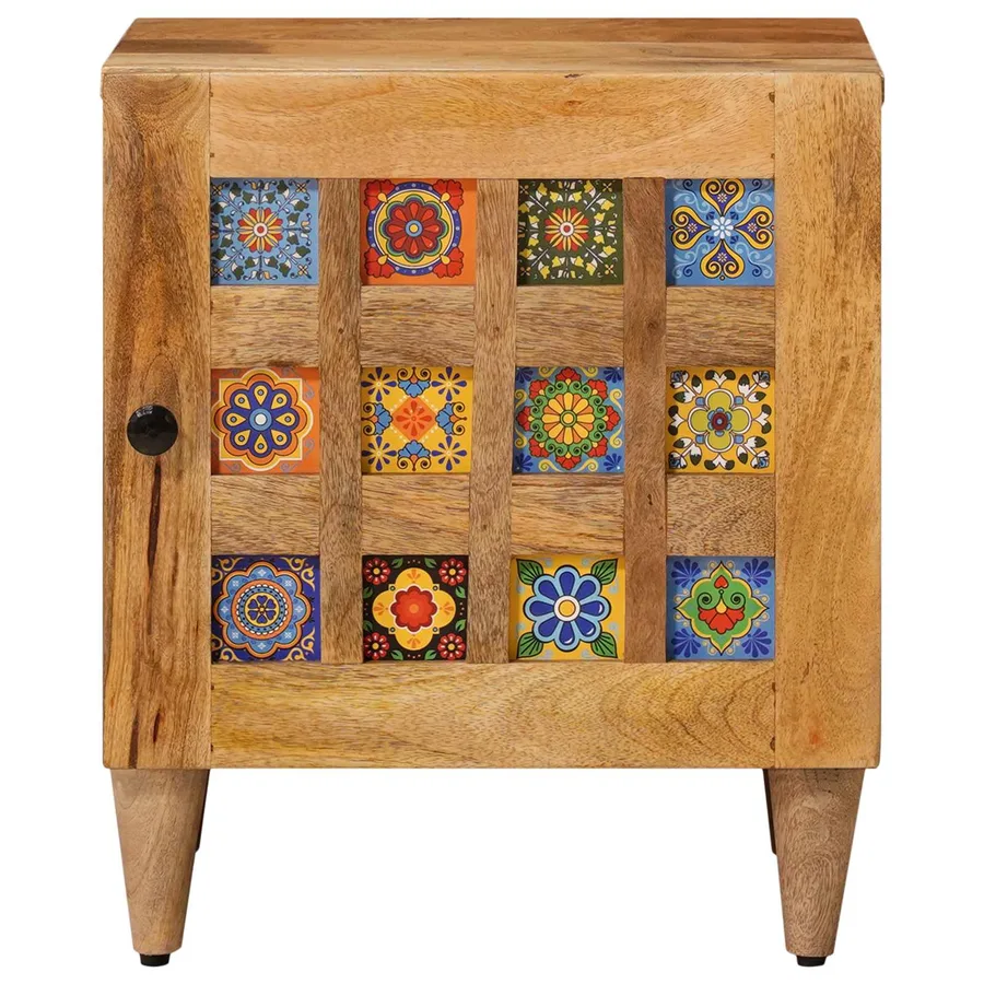 Cabinet de chevet 2 pcs Naturel 40 x 33 x 46 cm - 3