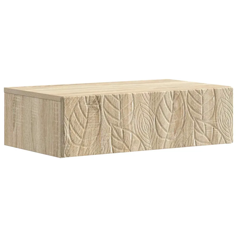 Table d'appoint murale Chêne Sonoma 87,5 x 34,5 x 17 cm - 2