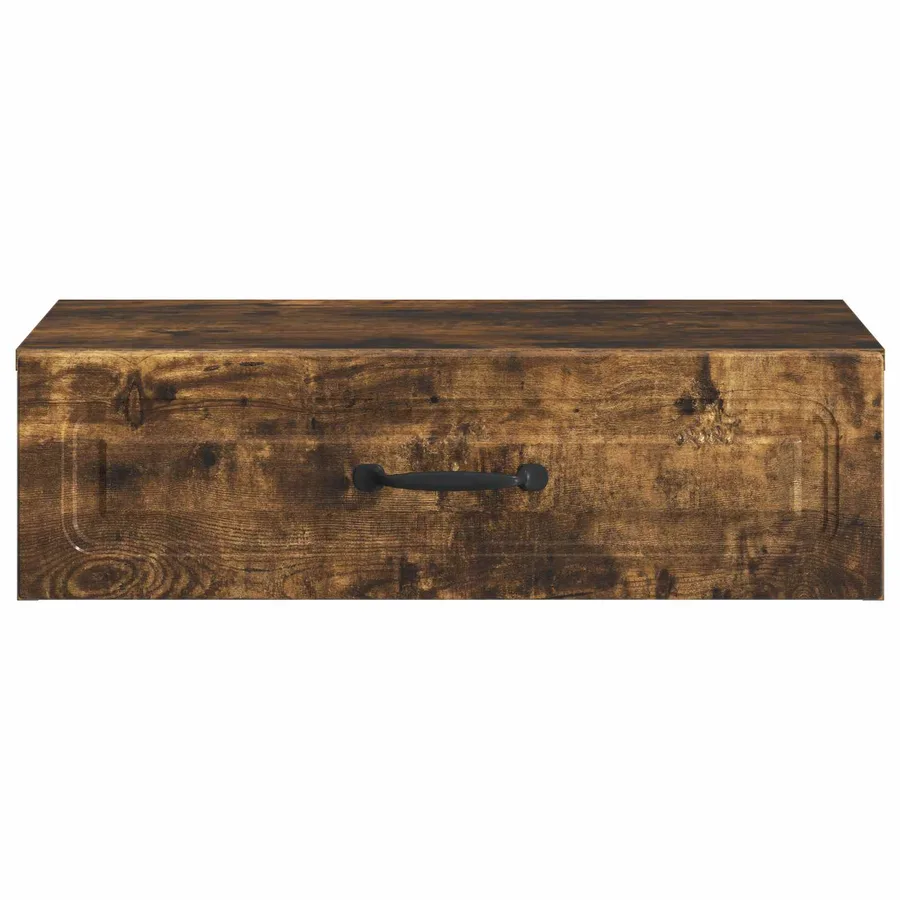Table d'appoint murale Chêne fumé 59 x 34,5 x 17 cm - 5