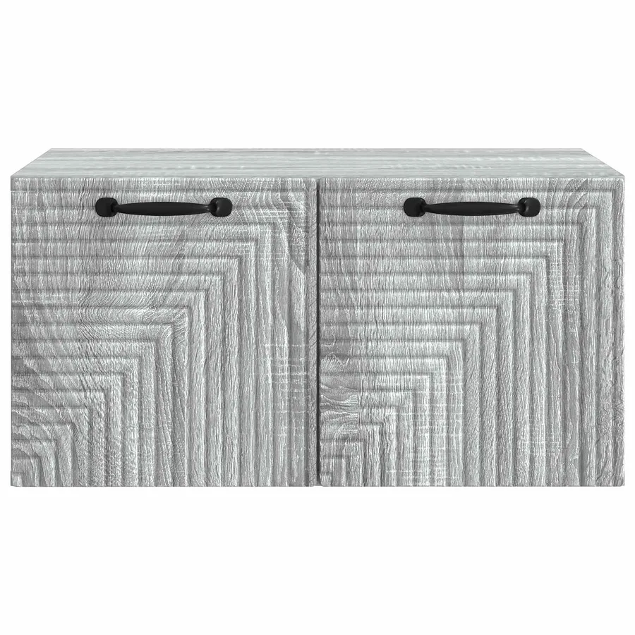 Meuble TV mural Sonoma gris 59,5 x 41 x 30 cm Bois d'ingénierie - 6